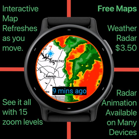 Maps4Garmin (Free) with Weather Radar (Paid) screenshot 1